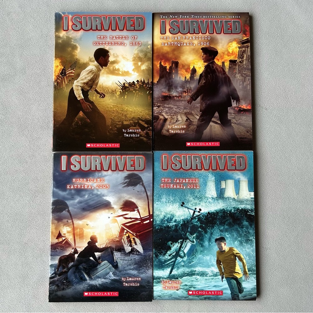 Set of 4 ~ I Survived ~ Lauren Tarshis ~ Paperback